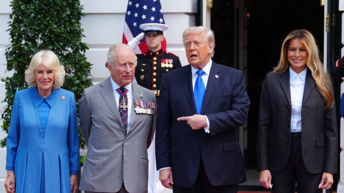 König Charles und Königin Camilla in den USA: Staatsbesuch bei Trump geht zu Ende