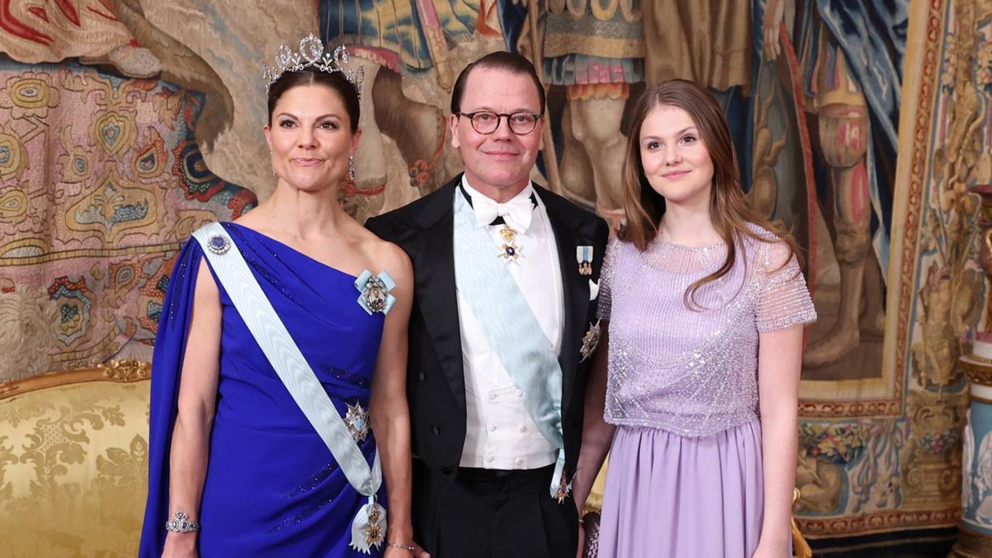 Schwedische Königsfamilie: Die schönsten Fotos vom Gala-Dinner für König Carl Gustaf