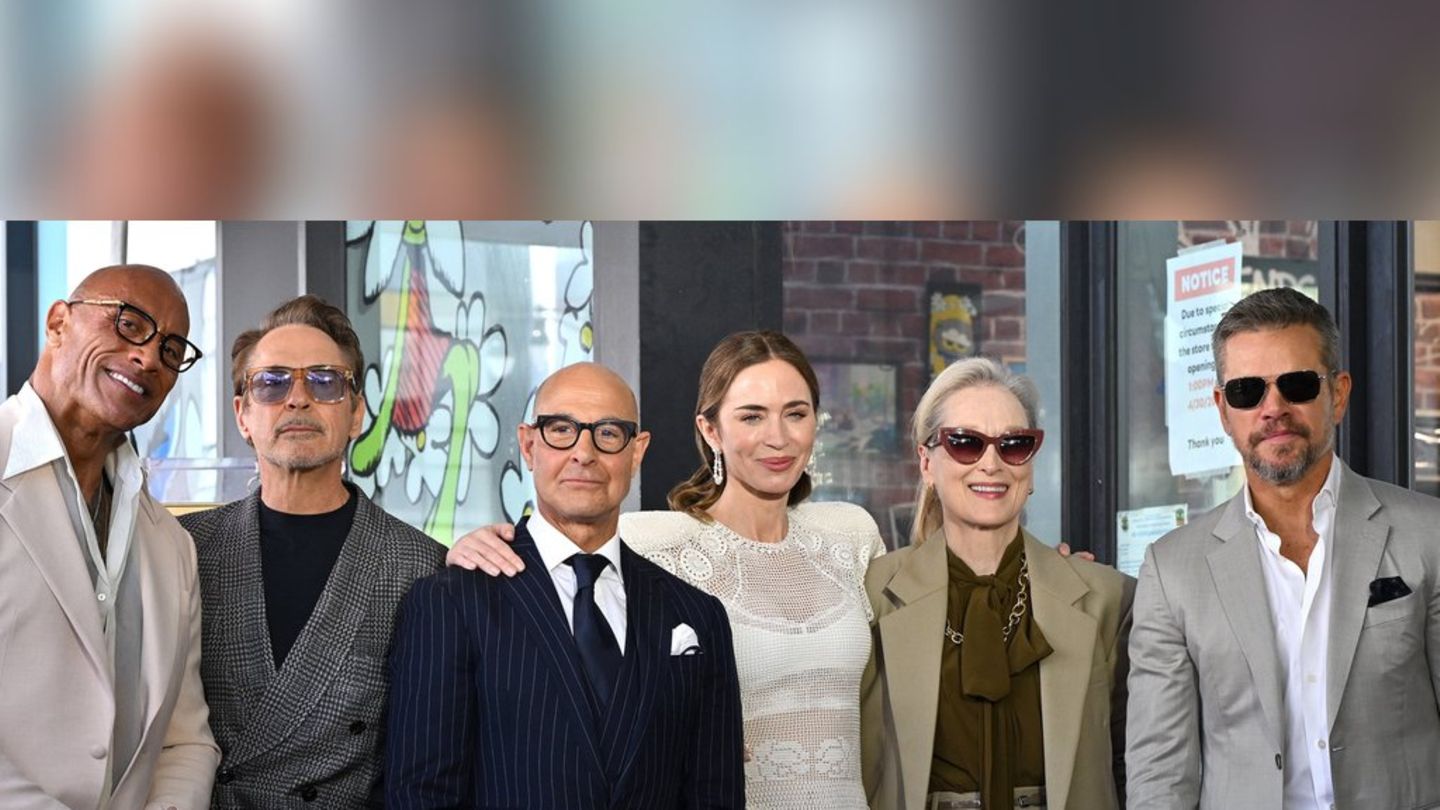 Zeremonie auf dem Walk of Fame mit Superstars: Sterne für Emily Blunt und Stanley Tucci