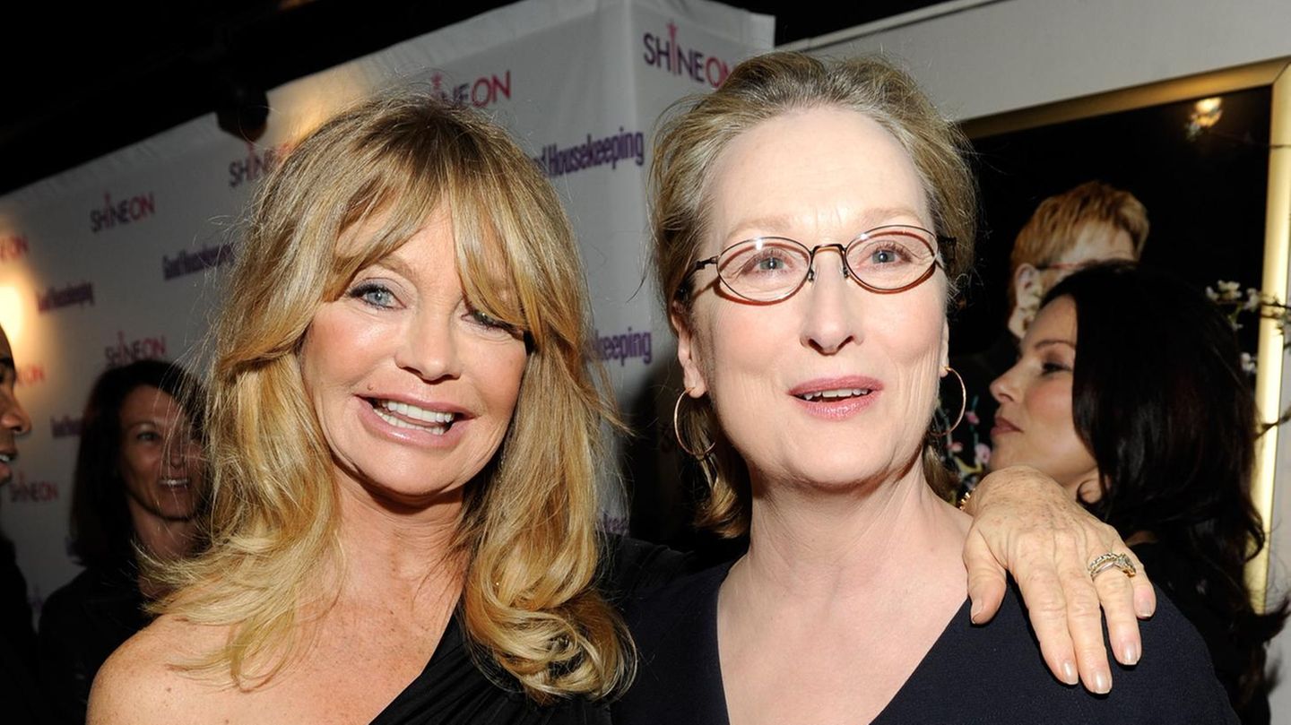 Goldie Hawn : Sie äußert sich zu Gerüchten um Zoff mit Meryl Streep