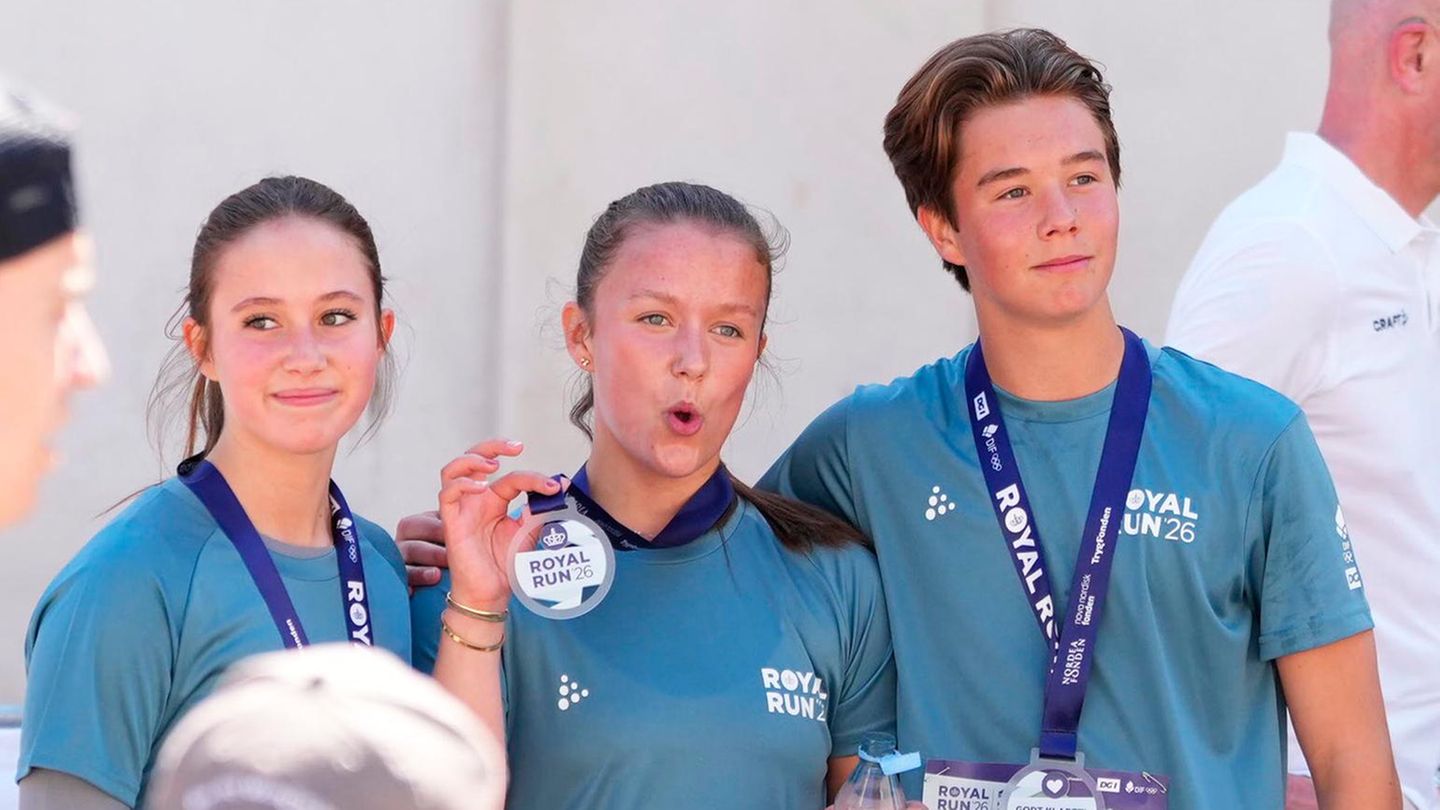 Royal Run 2026: Josephine, Isabella und Vincent schwitzen gemeinsam in Kopenhagen