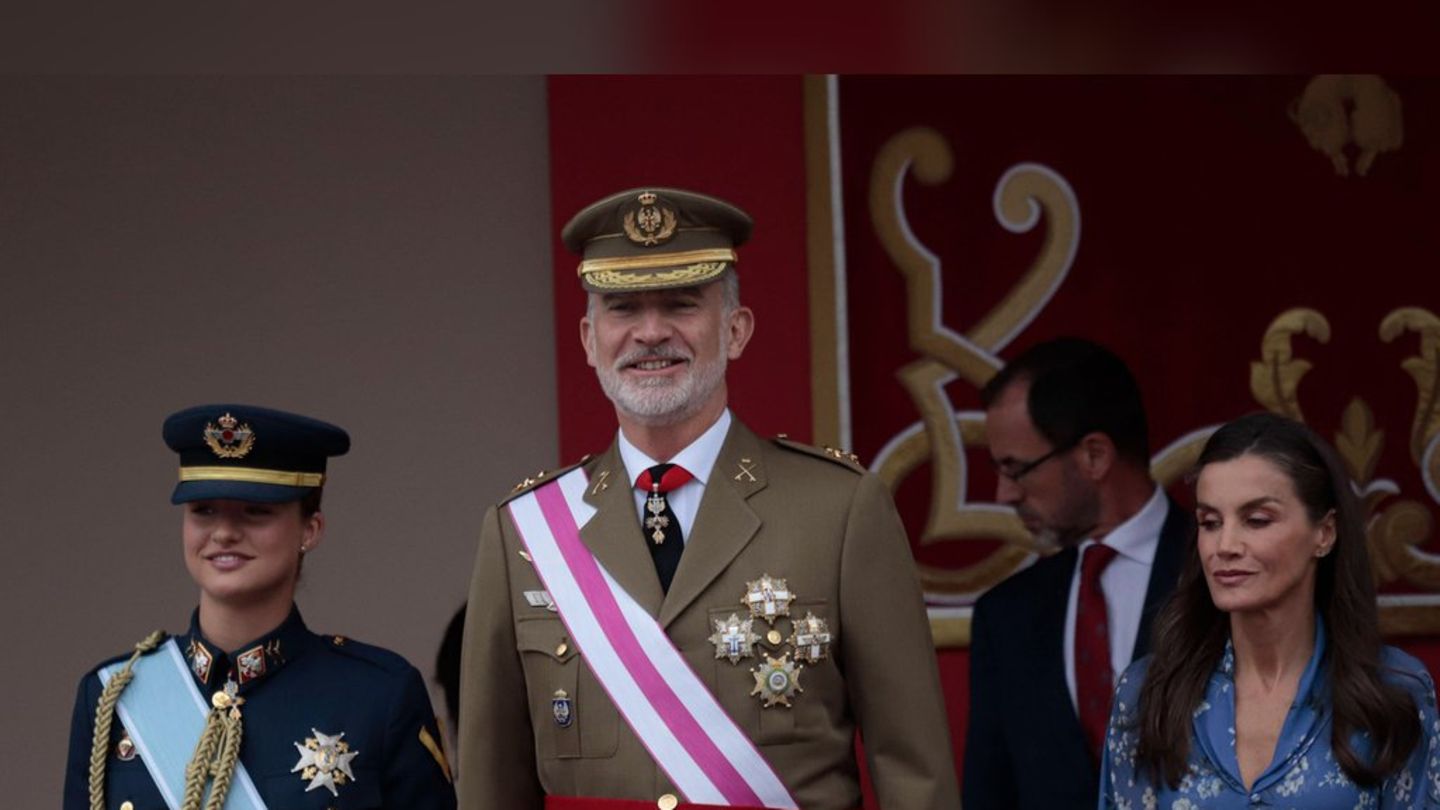 Prinzessin Leonor: Militärzeremonie an der Seite ihres Vaters