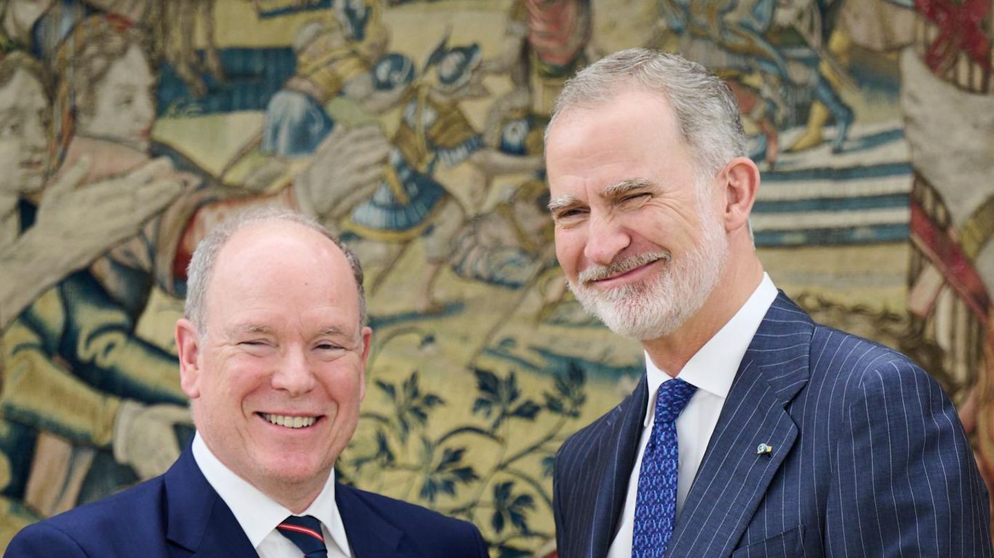 Fürst Albert + Fürstin Charlène: Royales Gipfeltreffen mit Felipe und Letizia in Spanien