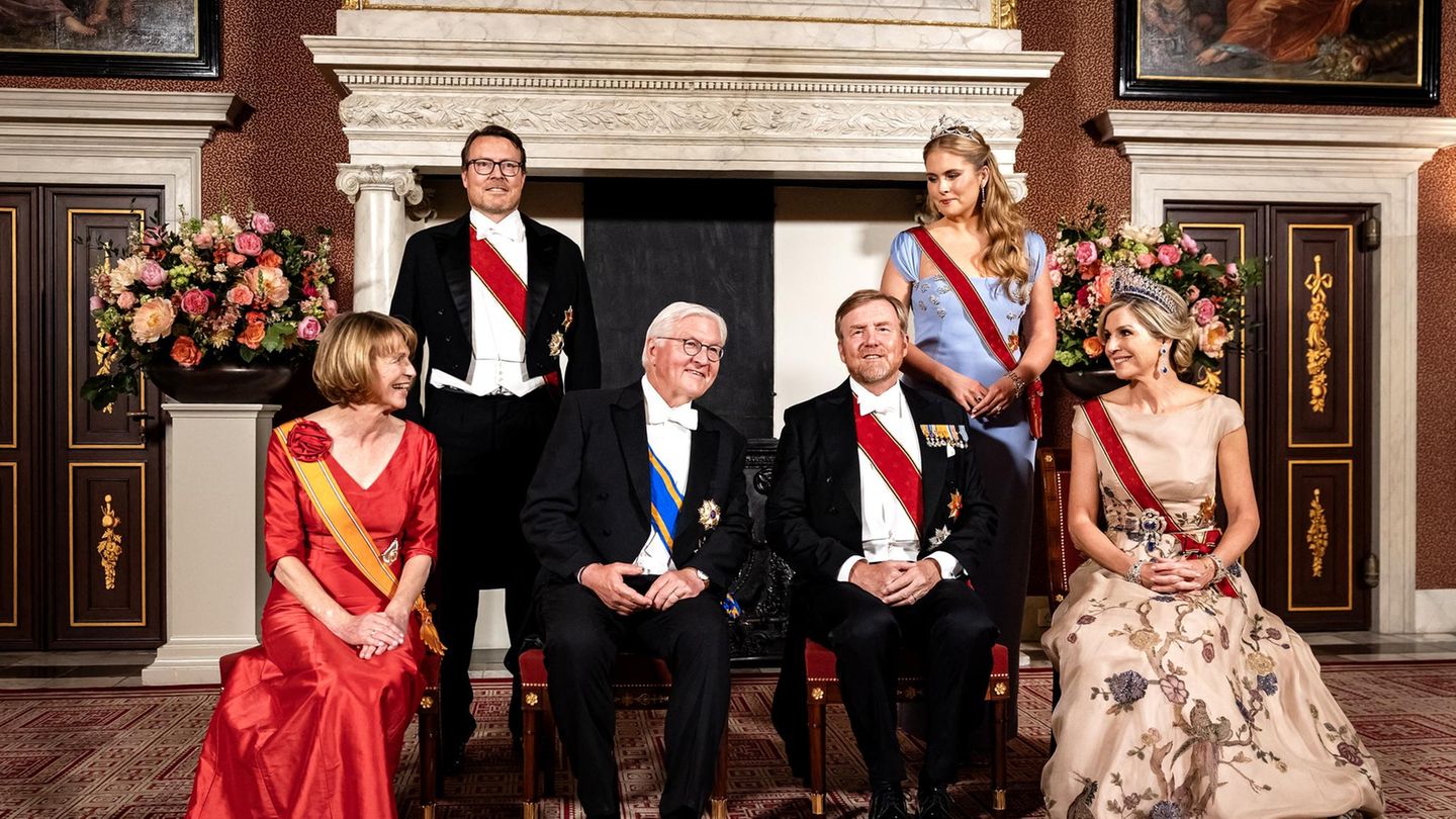 Niederländische Königsfamilie: Frank-Walter Steinmeier hält große Rede für Máxima und Willem-Alexander