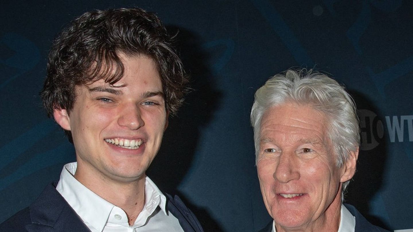 "Kann mich jetzt zur Ruhe setzen": Richard Gere über Sohn Homer