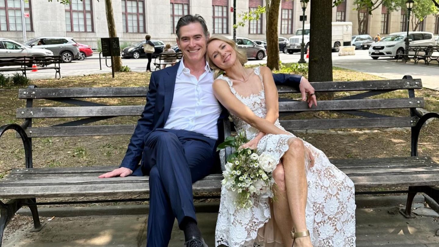 Wow, so nah dran!: Billy Crudup und Naomi Watts feiern zweiten Hochzeitstag