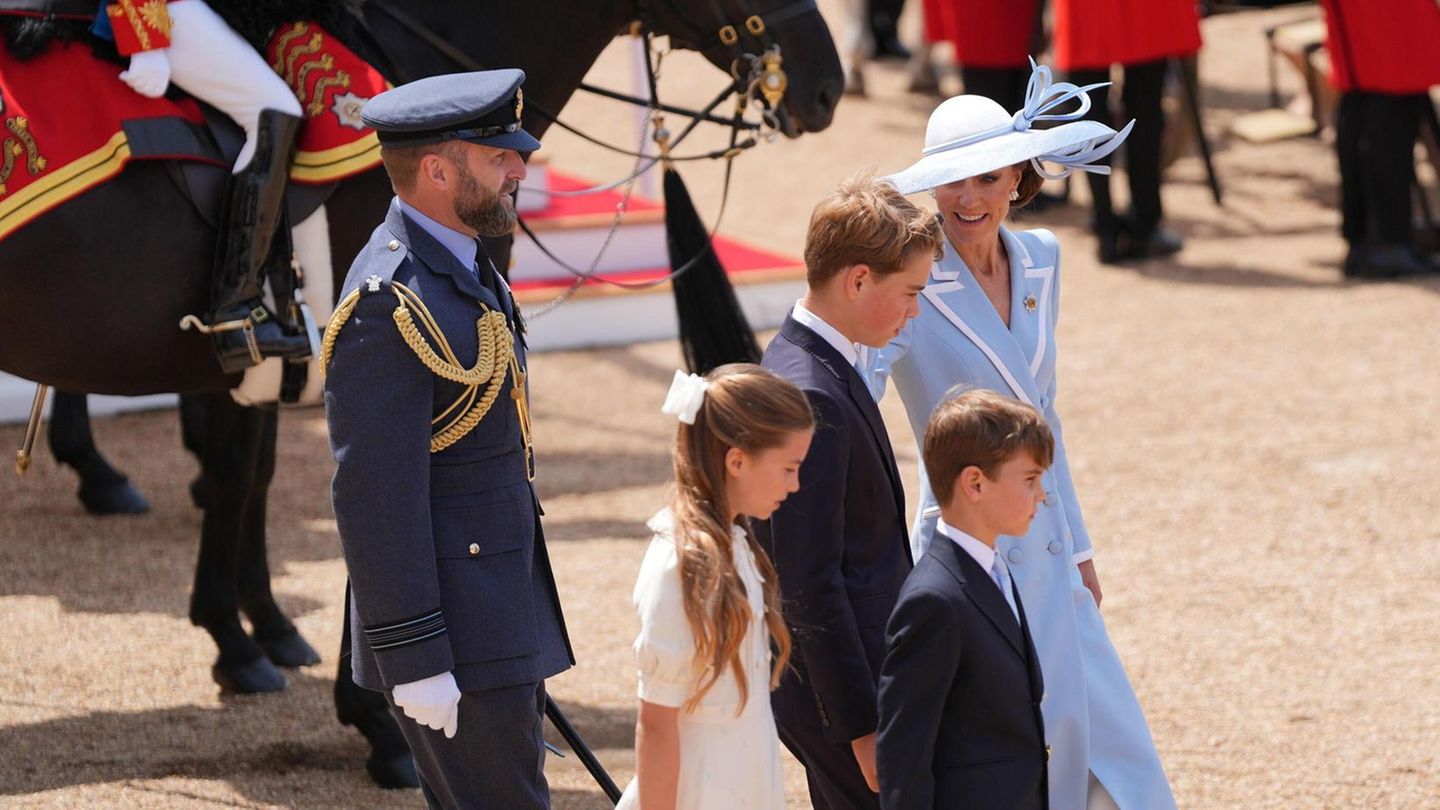 Princess of Wales: ER unterstützte Kate und die Kids hinter den Trooping-Kulissen