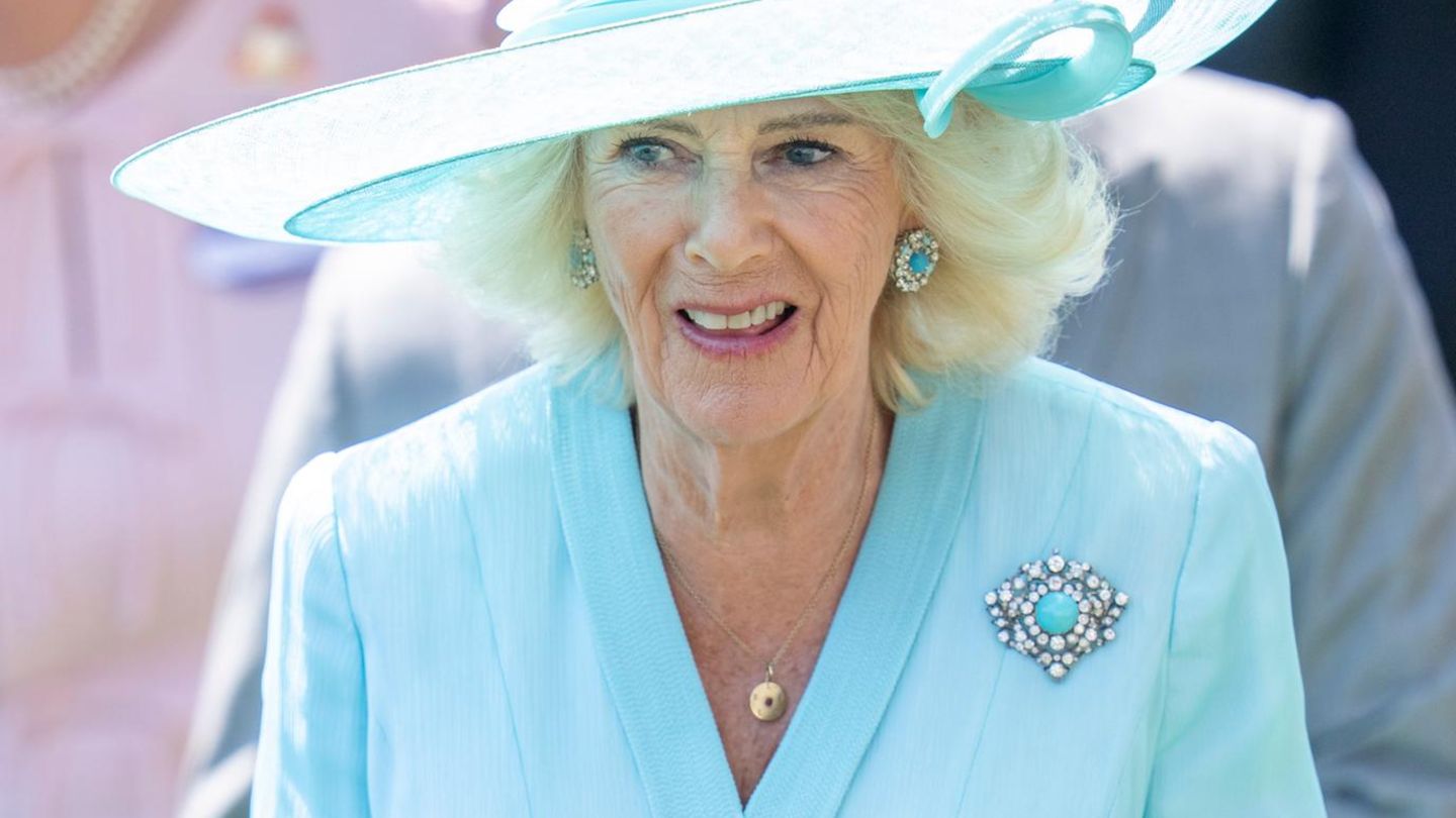 Royaler Schmuck: Beim Royal Ascot wird Königin Camilla zur Wiederholungstäterin