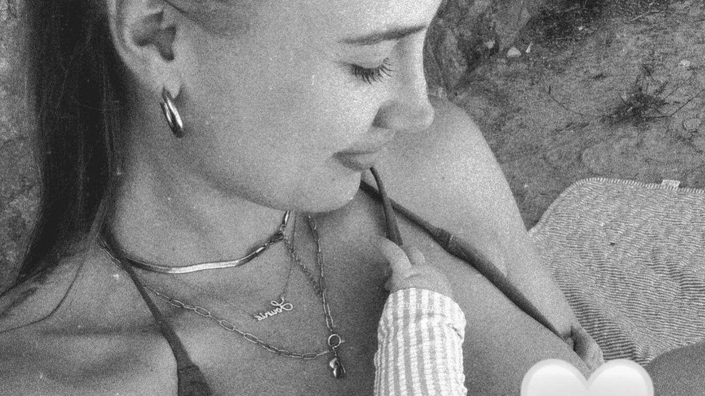 Stillende Stars: Lulu Lewe teilt innigen Moment mit ihrem Baby