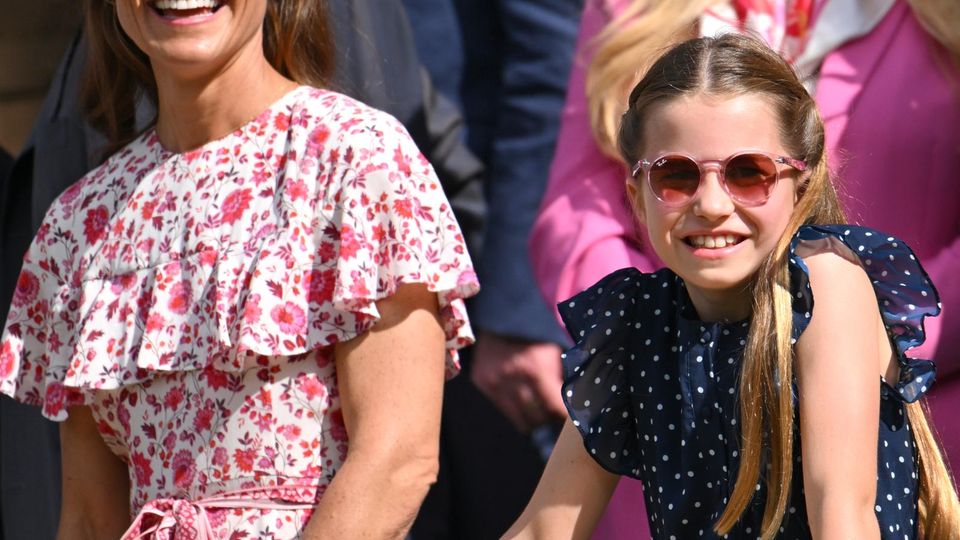 Pippa und Charlotte lachten viel miteinander …