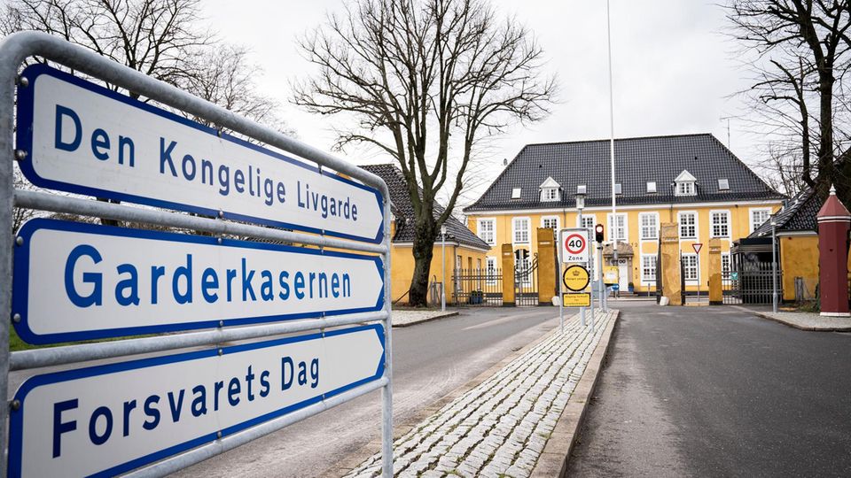 die Høvelte-Kaserne der Königlichen Leibgarde in Birkerød