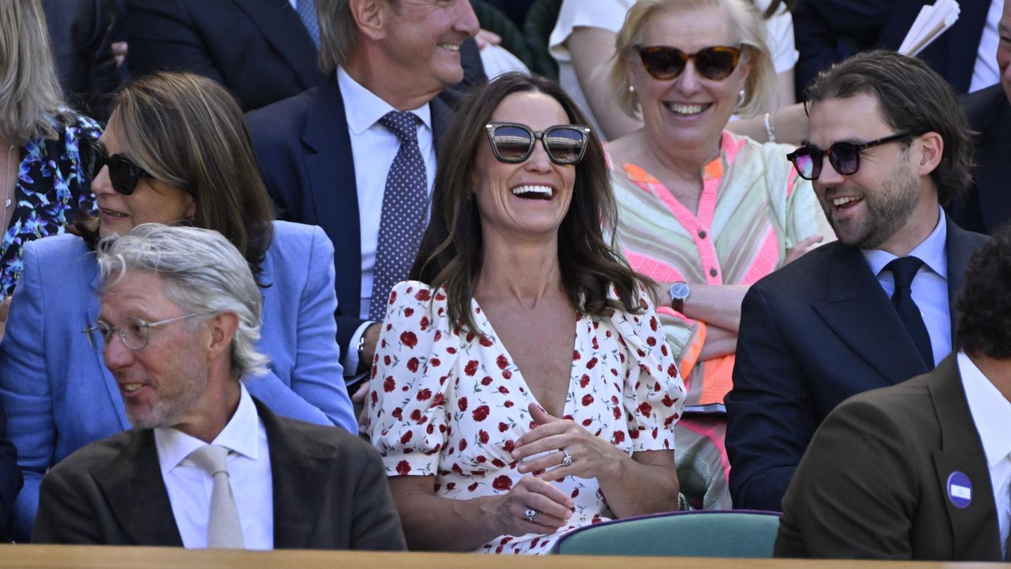 Wimbledon 2026: Tribünen-Treffen in Wimbledon bringt Kates Schwester zum Strahlen