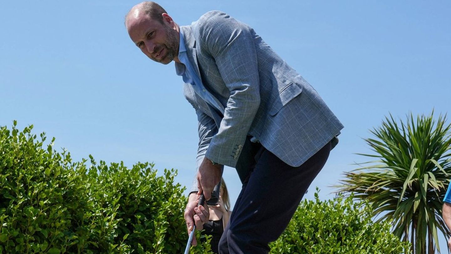 Prinz William: Minigolf statt Treffen mit Bruder Harry
