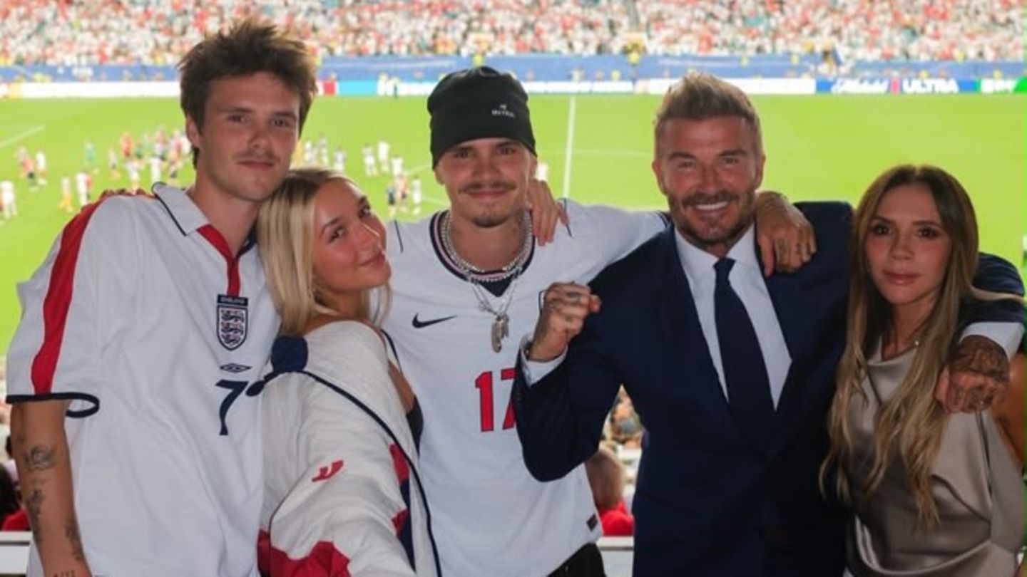 Fashion-Looks-Beim-England-Spiel-l-sst-sie-den-Rest-ihrer-Familie-alt-aussehen