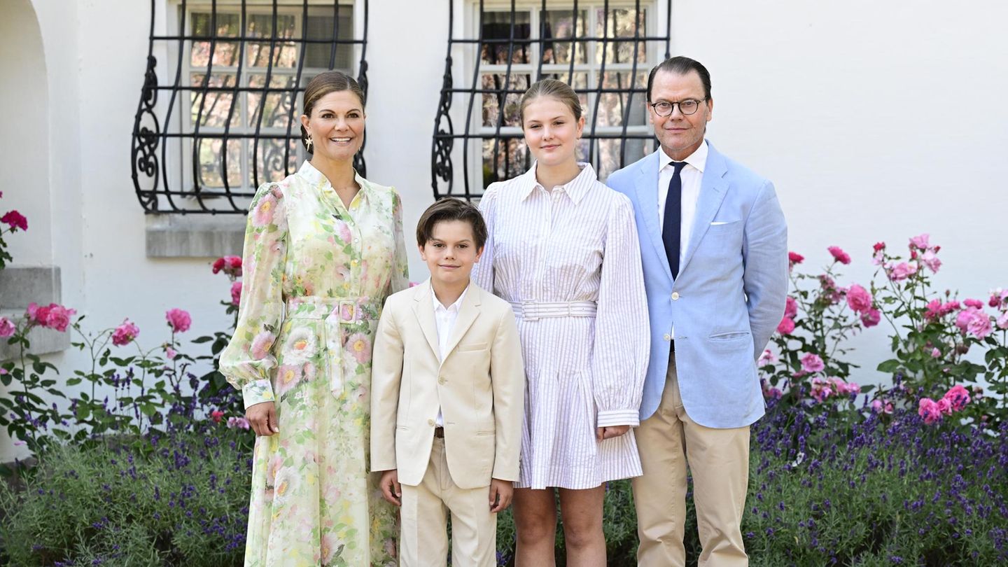 Modische Minis: Das Detail irritiert bei Prinzessin Estelles 300-Euro-Dress am Victoriatag