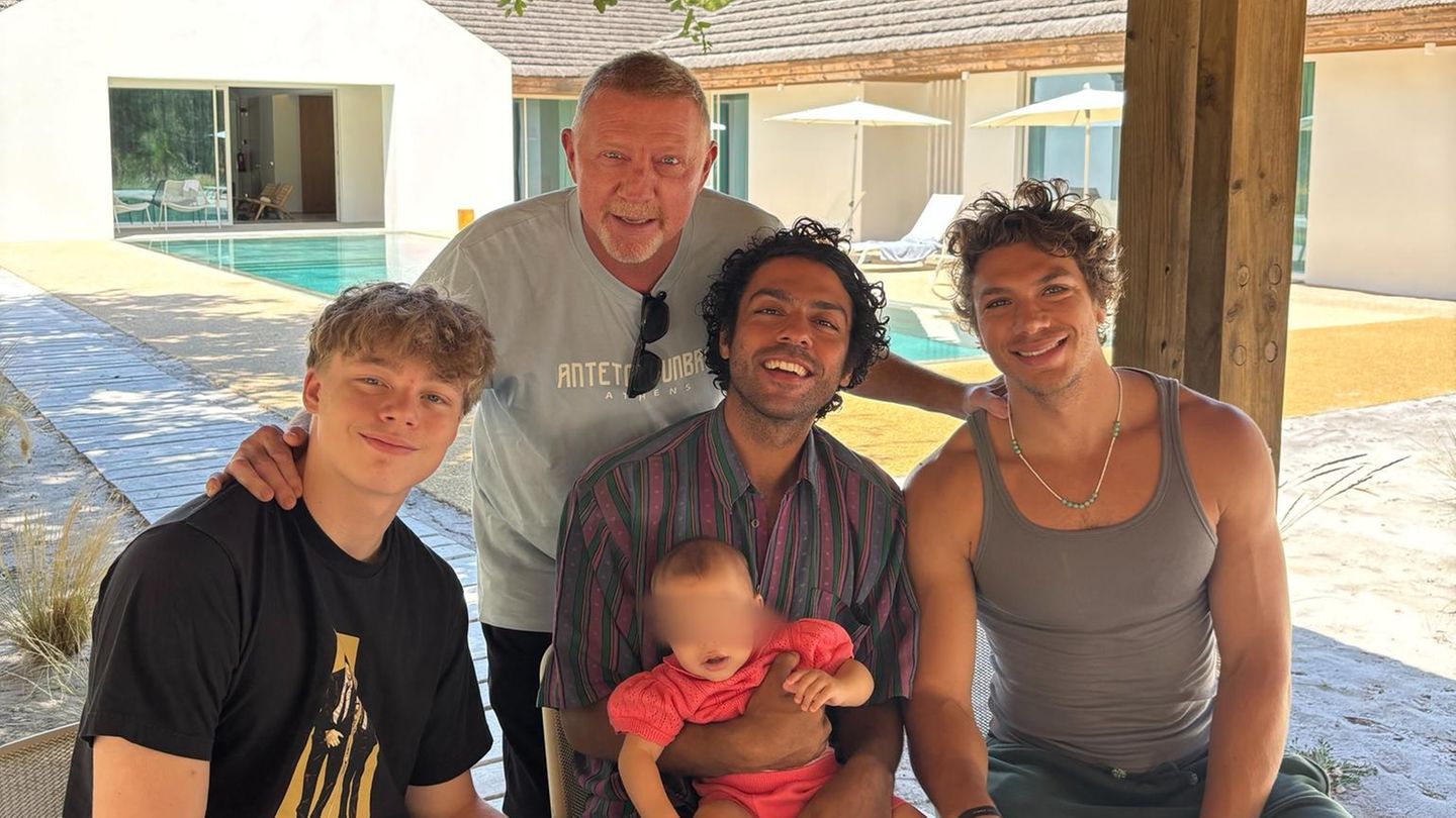 Photo: gala.de Boris Becker Enjoys Family Vacation in Portugal with Wife and Sons