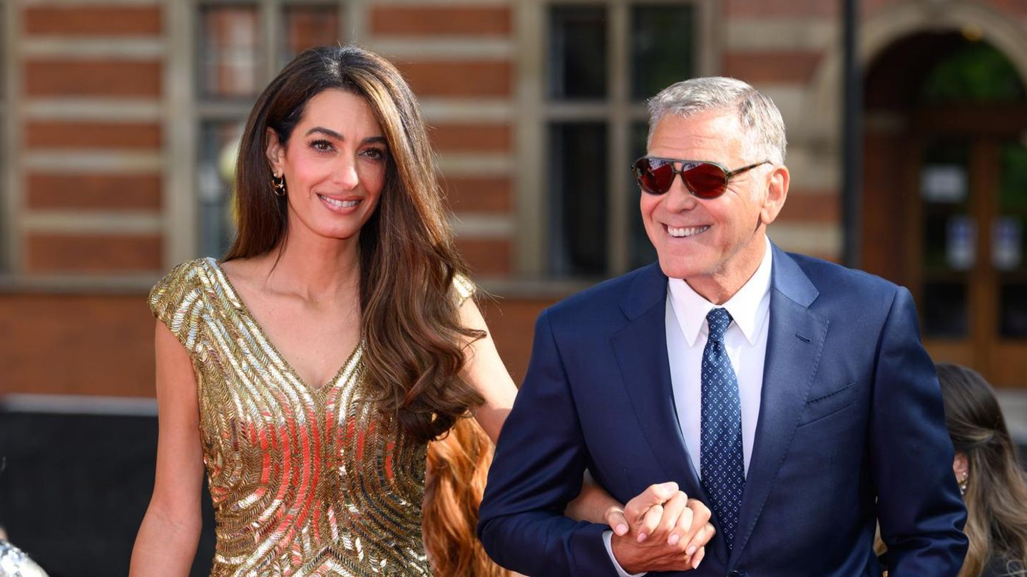 Amal + George Clooney zeigen sich mit Zwillingen Ella + Alexander | GALA.de