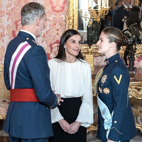König Felipe, Königin Letizia und Prinzessin Leonor
