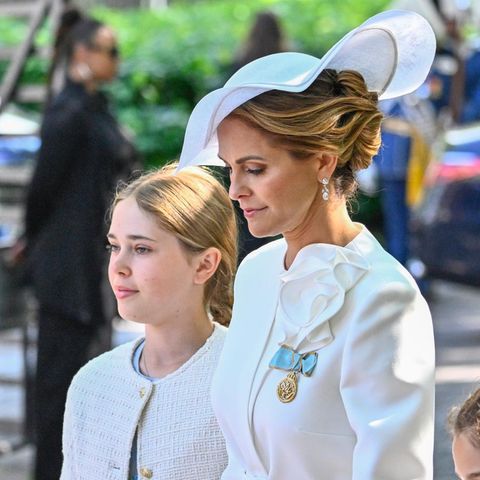 Prinzessin Leonore mit ihrer Mutter Prinzessin Madeleine