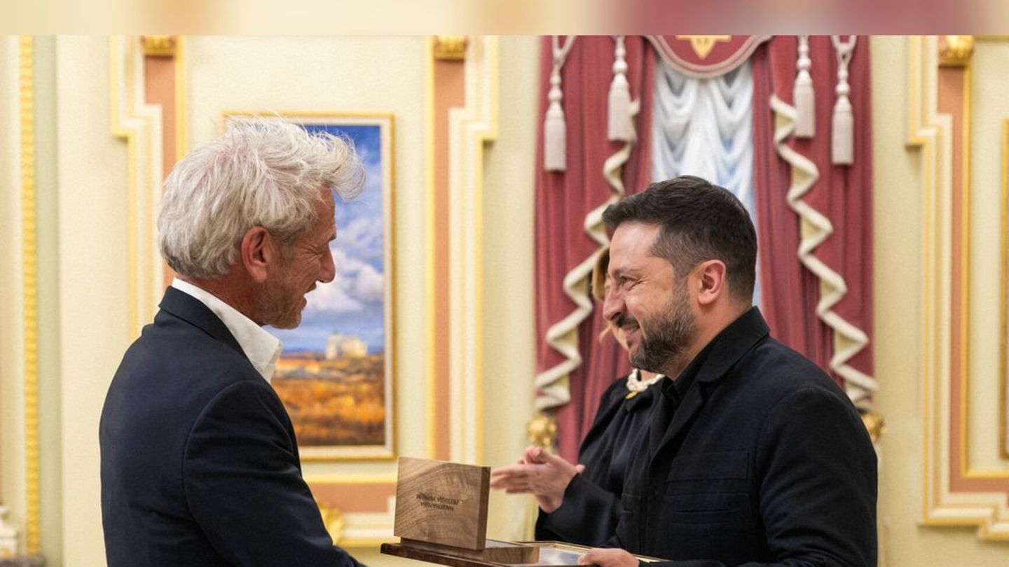 Sean Penn: Wolodymyr Selenskyj ehrt ihn als "Legende"