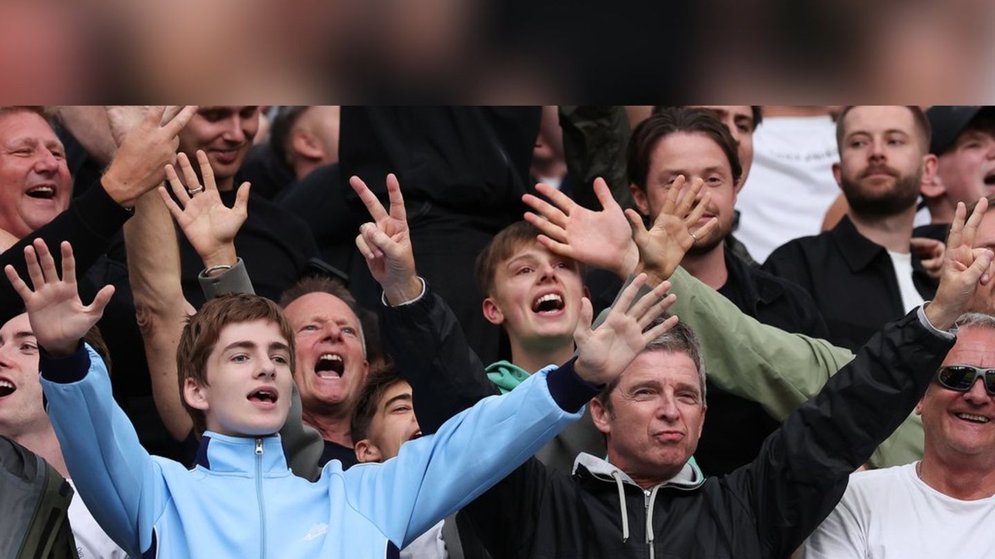 Noel Gallagher: Jubel beim Manchester-Derby mit den Söhnen