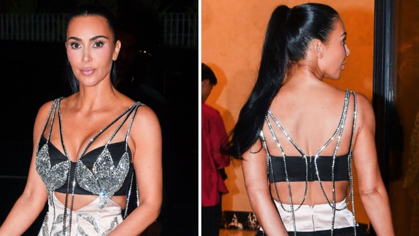 Kim Kardashian Stuns in Sheer Lace Dress for Birthday Trip to Rome